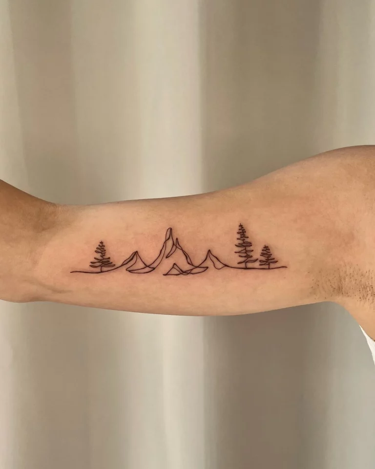 33 Meaningful Mountain Tattoos for Explorers at Heart
